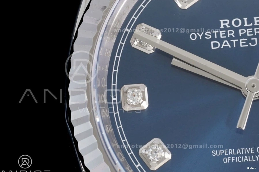 126234 DateJust Blue on Edition Best Dial Diamonds SH3235 904L Bracelet Clean Steel Jubilee 36 1:1 1115